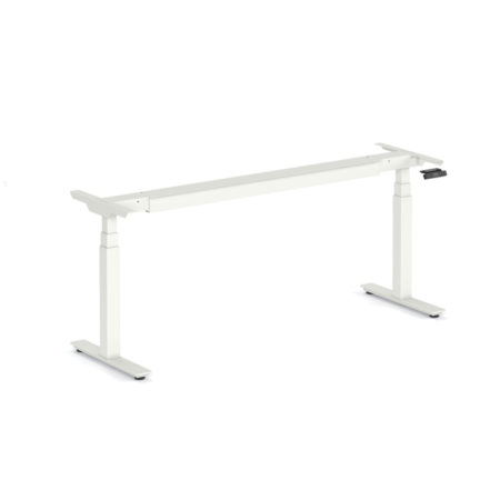 Enhance Height Adjustable Base in White