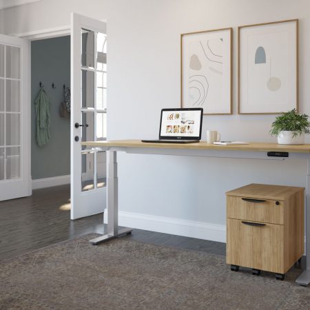 Enhance height adjustable desk